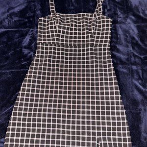 Hollister Co. Women's Black and White Dress